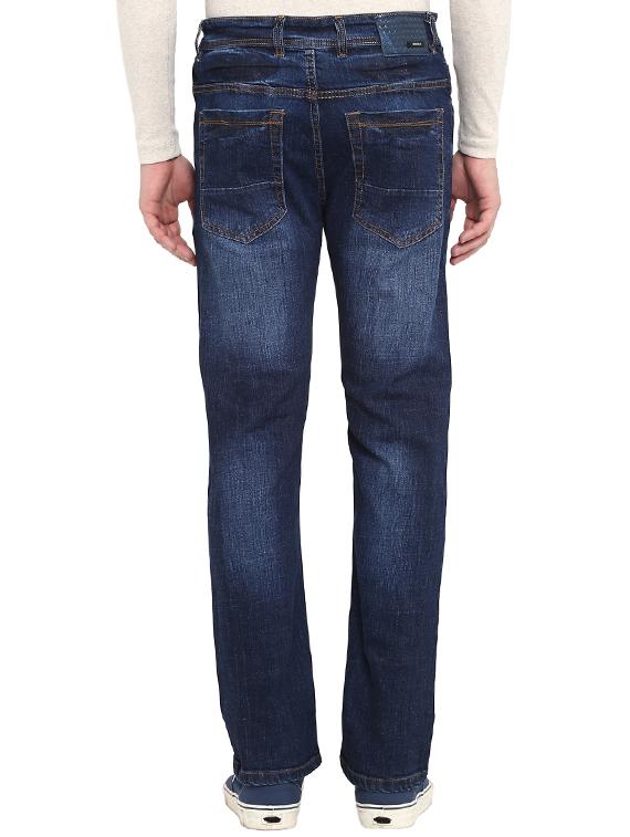 blue cotton washed jeans - 15804849 - Zoom Image - 3
