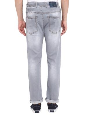 grey cotton washed jeans - 15804851 - Standard Image - 3