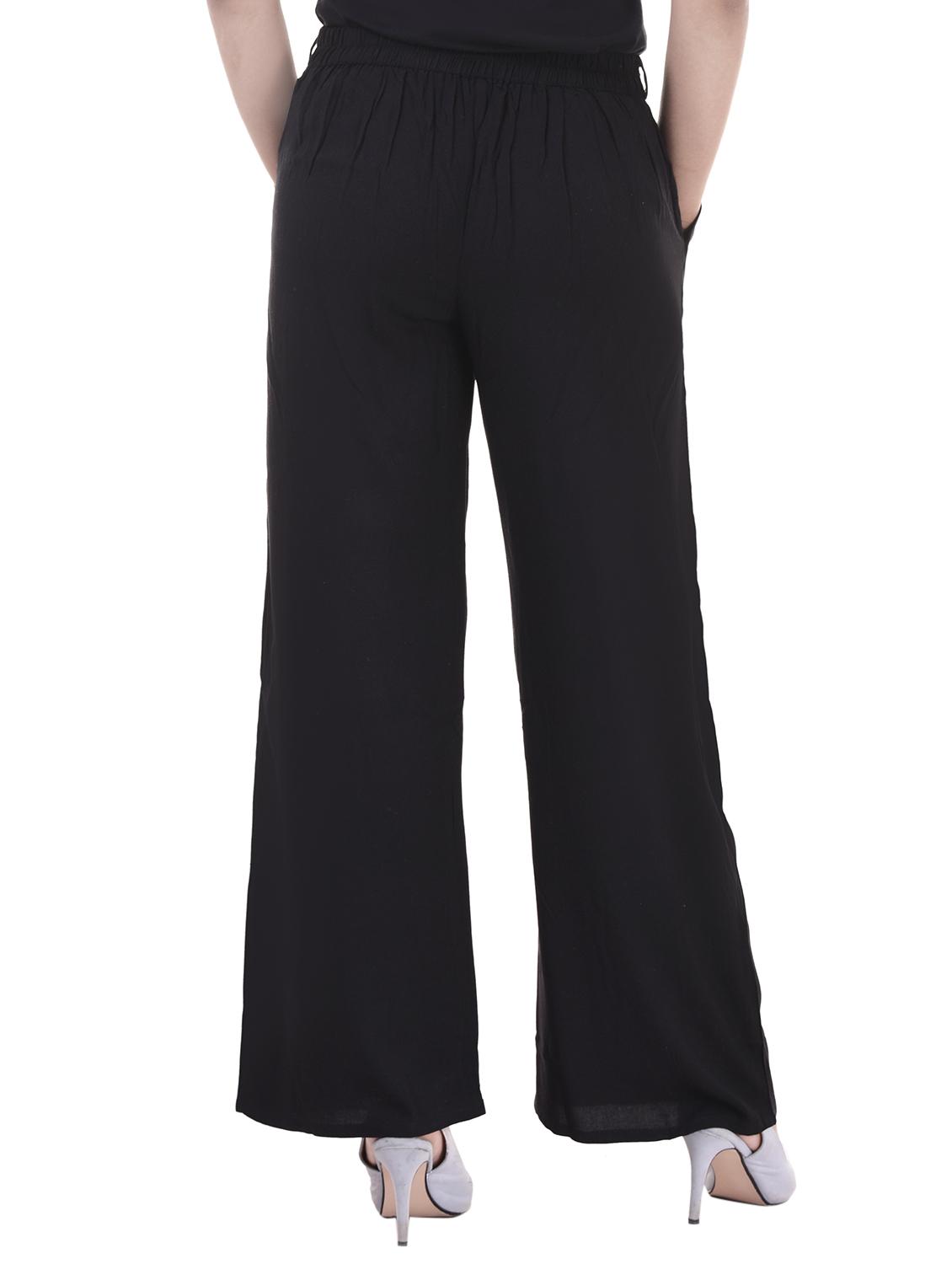 Pleated front elasticated back palazzo - 15805459 - Zoom Image - 3