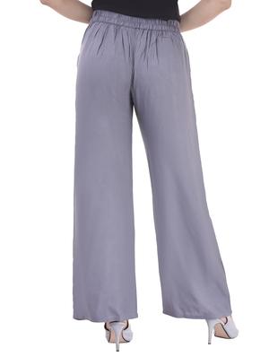 Pleated front elasticated back palazzo - 15805462 - Standard Image - 3