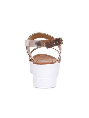 pink back strap wedges - 15806708 - Standard Image - 3
