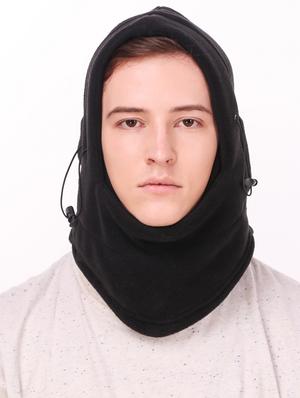 black cotton polyester Balaclava - 15808495 - Standard Image - 3