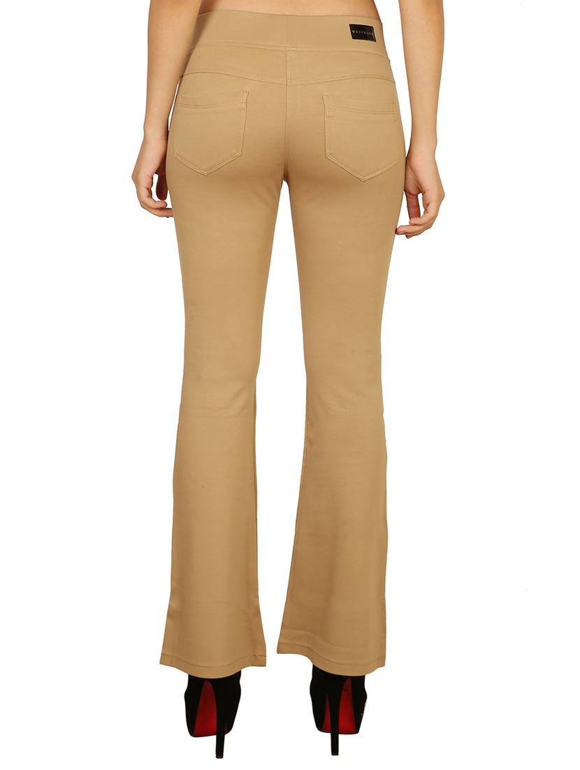 Caramel Bell bottom trouser - 15809519 - Zoom Image - 3