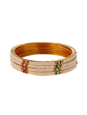 gold metal bangle - 15809931 - Standard Image - 3