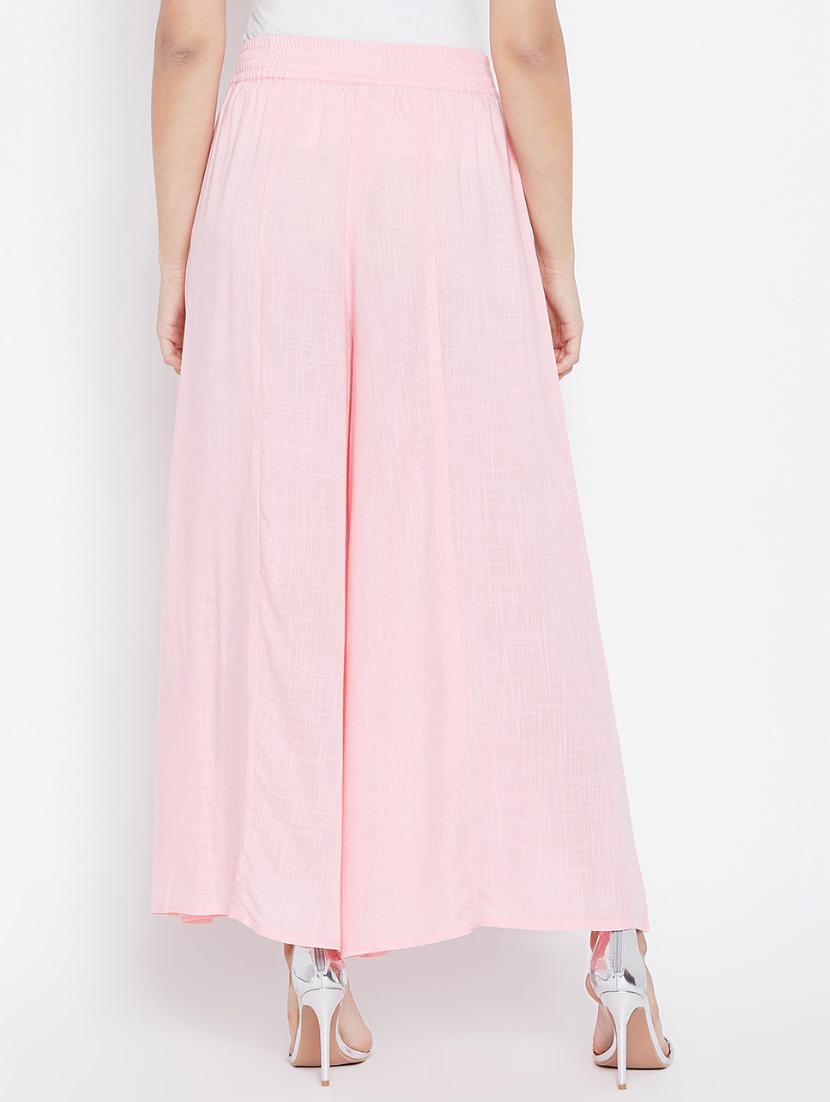 mid waist flared palazzo - 15811525 - Zoom Image - 3
