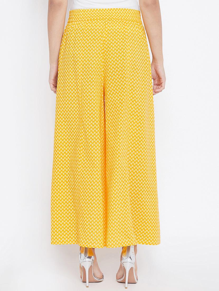 mid waist flared palazzo - 15811532 - Zoom Image - 3