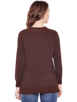 embellished turtle neck pullover - 15811686 - Standard Image - 3