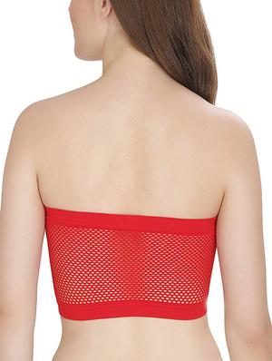 mesh back tube bra - 15812715 - Standard Image - 3