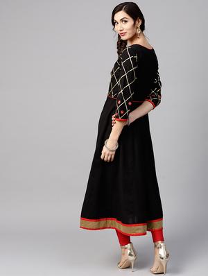 gotawork flared kurta - 15814657 - Standard Image - 3