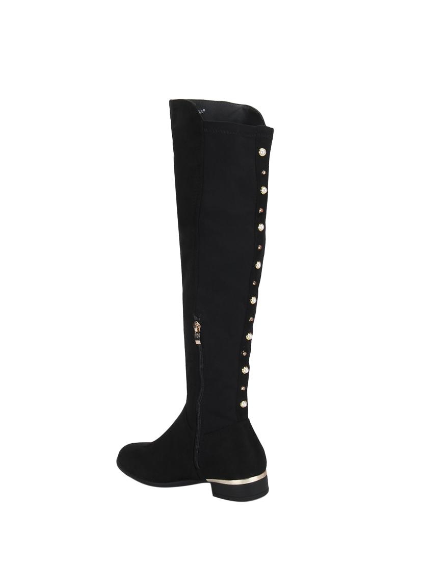 black knee length boots - 15814838 - Zoom Image - 3