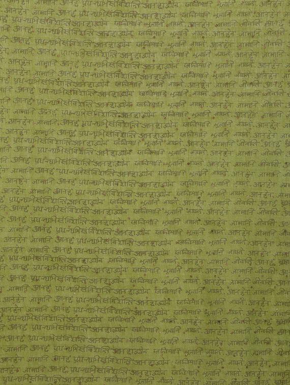 green cotton stole - 15815177 - Zoom Image - 3