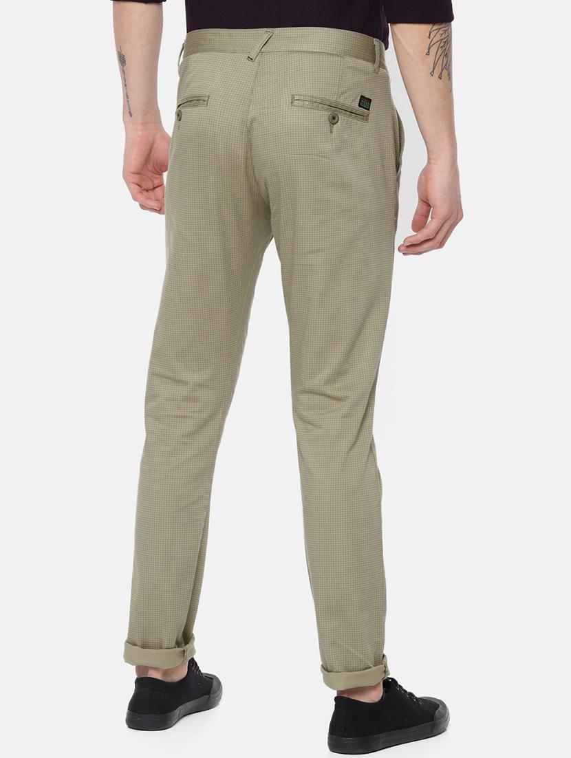 green cotton chinos - 15815351 - Zoom Image - 3