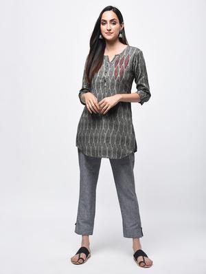 kaantha straight kurti - 15817029 - Standard Image - 3