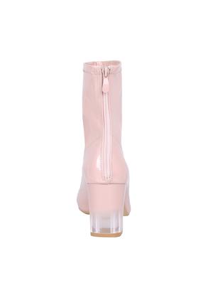 pink zipper ankle boots - 15817118 - Standard Image - 3