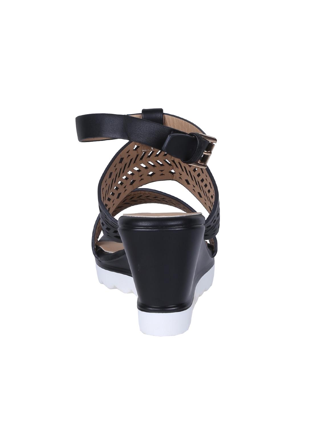 black ankle strap wedges - 15817358 - Zoom Image - 3