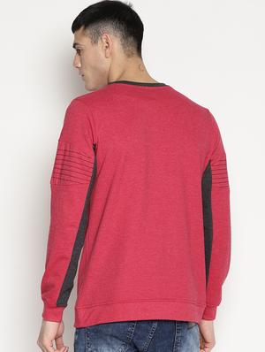 red cotton sweatshirt - 15817550 - Standard Image - 3