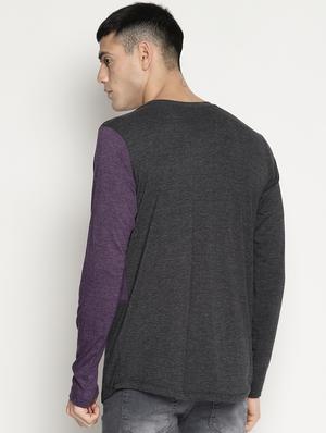 multi colored color block t-shirt - 15817581 - Standard Image - 3