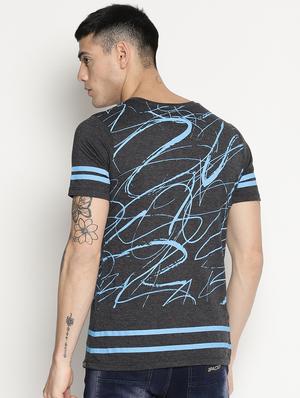 grey all over print t-shirt - 15817610 - Standard Image - 3