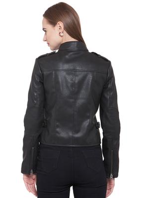 patch pocket detail biker jacket - 15817679 - Standard Image - 3