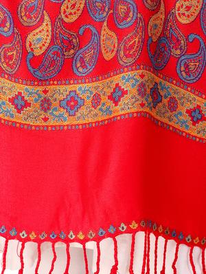 Paisley viscose shawl - 15818775 - Standard Image - 3