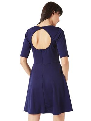 cut out back skater dress - 15821024 - Standard Image - 3