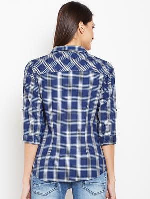 pocket patch checkered shirt - 15821461 - Standard Image - 3
