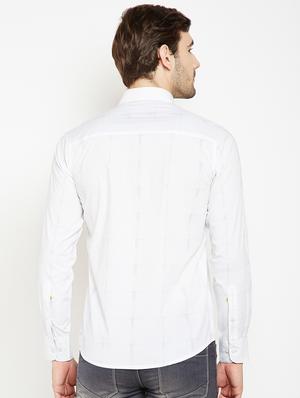 white checkered casual shirt - 15822763 - Standard Image - 3