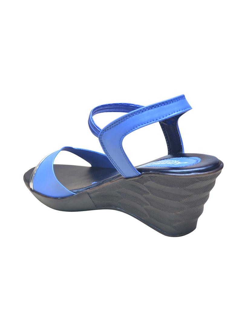 blue back strap wedges - 15824247 - Zoom Image - 3