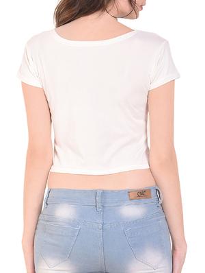 short sleeved crop top - 15824519 - Standard Image - 3