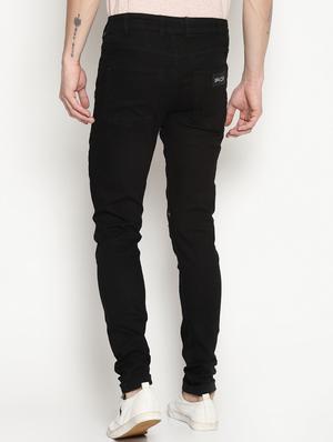 black denim plain jeans - 15824721 - Standard Image - 3