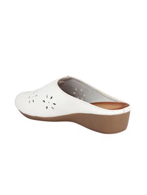 white slip on mules - 15824854 - Standard Image - 3