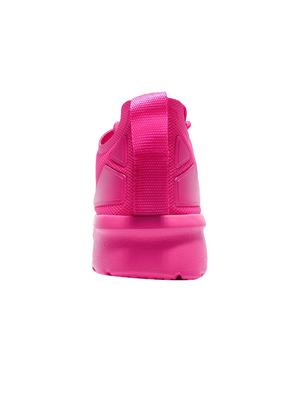 pink Fabric lace up sport shoes - 15825551 - Standard Image - 3