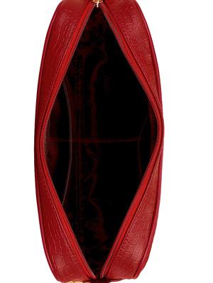 red leatherette (pu) regular sling bag - 15825993 - Standard Image - 3
