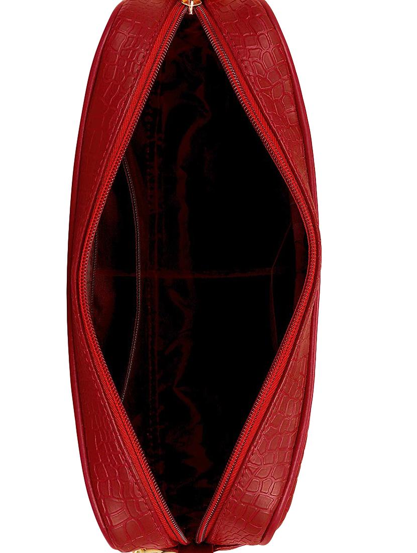 red leatherette (pu) regular sling bag - 15825993 - Zoom Image - 3