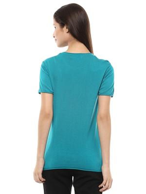 short sleeved knitted top - 15827446 - Standard Image - 3