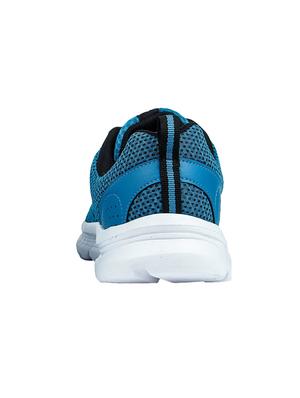 blue Fabric lace up sport shoes - 15830528 - Standard Image - 3