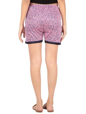 pocket detail animal print shorts - 15831655 - Standard Image - 3