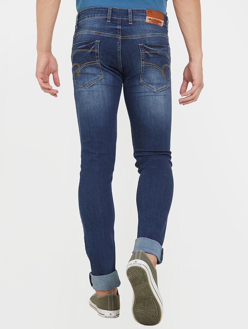 blue cotton washed jeans - 15832965 - Zoom Image - 3