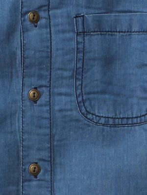 pocket patch roll up sleeved shirt - 15833830 - Standard Image - 3
