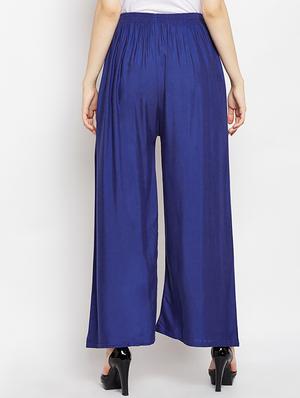 high waist straight palazzo - 15834484 - Standard Image - 3