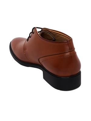 tan leather lace-up derbys - 15835779 - Standard Image - 3
