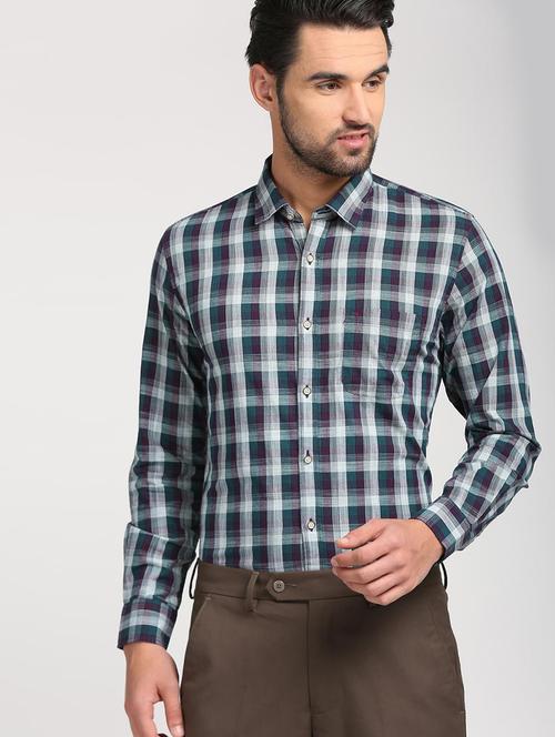 multicolor checkered casual shirt - 15837752 - Standard Image - 1