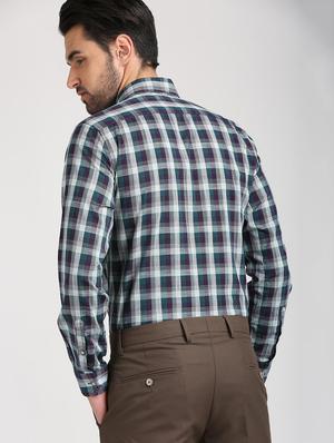 multicolor checkered casual shirt - 15837752 - Standard Image - 3