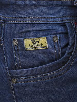 blue cotton washed jeans - 15838556 - Standard Image - 6