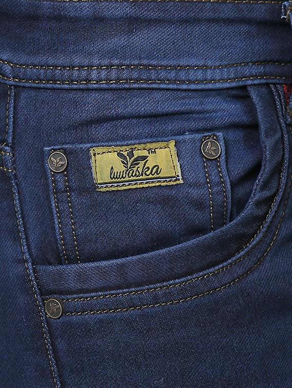 blue cotton washed jeans - 15838556 - Zoom Image - 6