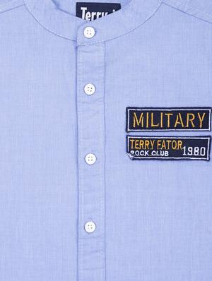 light blue cotton shirt - 15839830 - Standard Image - 3