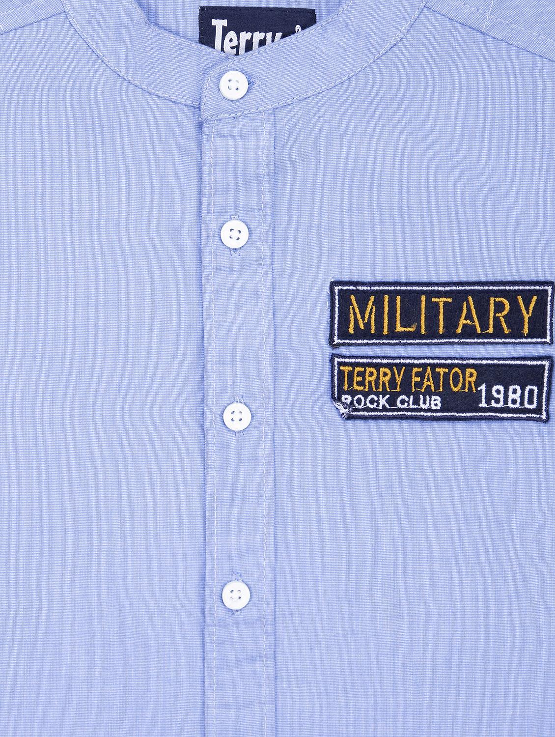 light blue cotton shirt - 15839830 - Zoom Image - 3