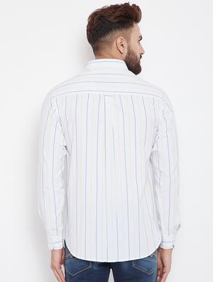 white striped casual shirt - 15840843 - Standard Image - 3