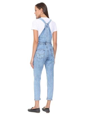 turn up hem button detail dungaree - 15840930 - Standard Image - 3