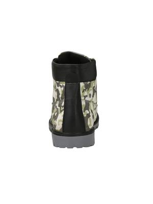 multi colored canvas high ankle boots - 15842042 - Standard Image - 3